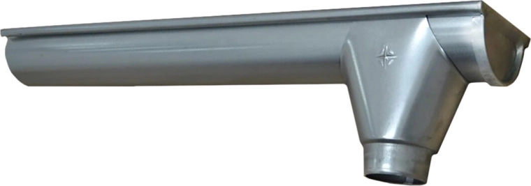Краен улук десен P+V 330 мм, поцинкована стомана, 1 м