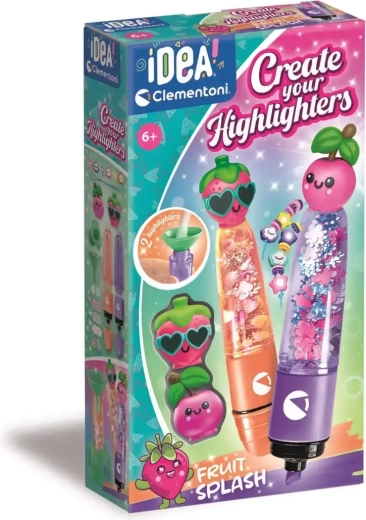 Креативен комплект за изработка на текстмаркери CLEMENTONI IDEA Fruit