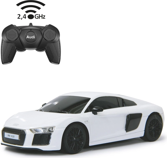 Jamara Audi R8 2015 RC Car 1:24 White 2.4 GHz