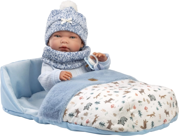 Llorens New born реалистична бебешка кукла момченце 40 см
