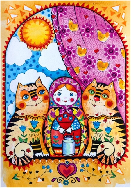 Пъзел Matryoshka 500 части ANATOLIAN