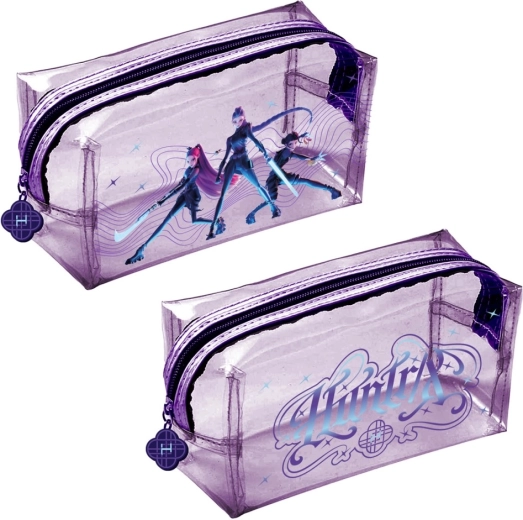 K-pop Demon Hunters transparent pencil case