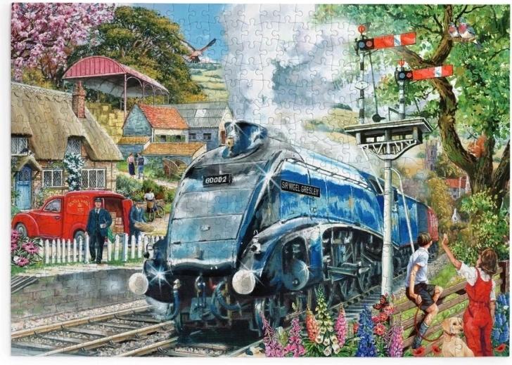 House of Puzzles Night Train – jigsaw puzzle with 500 large pieces