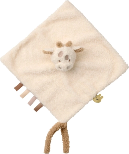 Nattou гушкащо одеялце от плюш Teddy Жираф 28 × 28 см
