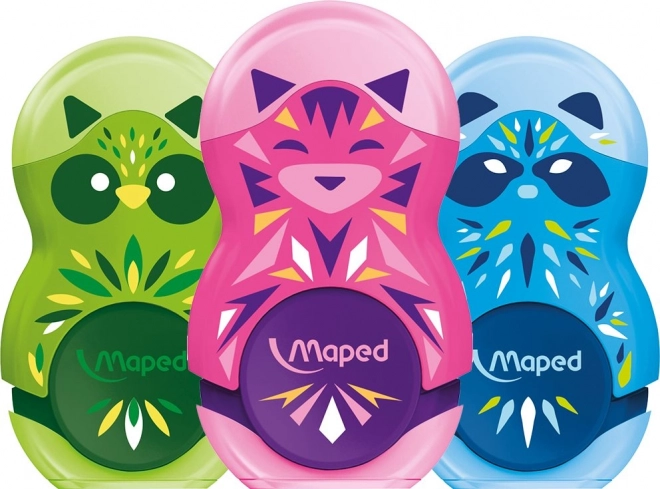 MAPED острилка с гума loopy mini cute, микс цветове