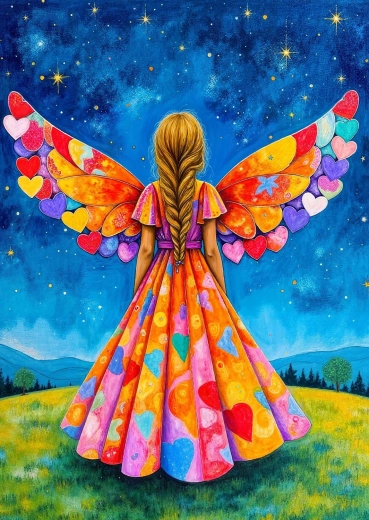 Enjoy Puzzle Heart with Wings 1000 Pieces