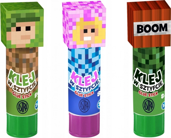 Astra лепило стик 8 g – Pixel One (микс цветове)