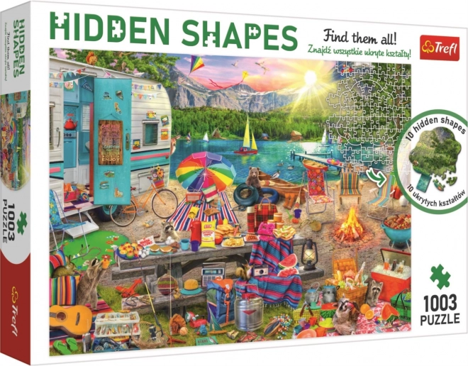 Пъзел Hidden Shapes – пътуване с каравана