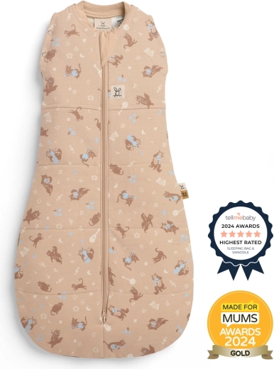 ErgoPouch повиващо одеяло и спален чувал 2 в 1 Cocoon Melody 2,5 TOG