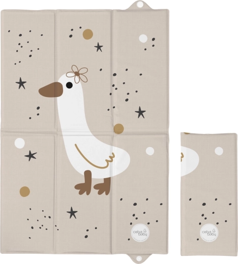 Ceba Baby пътна подложка за повиване basic star duck 60 × 40 см