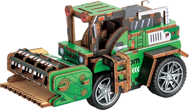 2Kids Toys 3D дървен конструктор комбайн