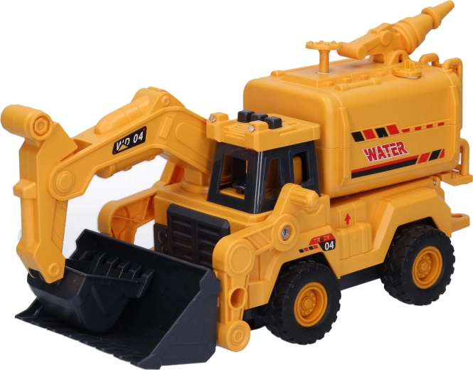Construction Water Tanker with Light and Sound Effects, 26 cm