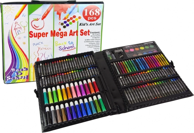 Creative Painting Set in Suitcase 168 pieces