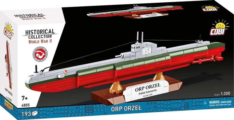 ORP ORZEŁ Submarine Building Set 1:300 – 193 pieces