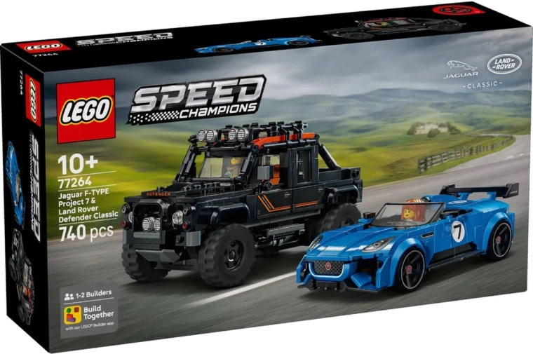 LEGO Speed Champions Jaguar Project 7 и Land Rover Defender