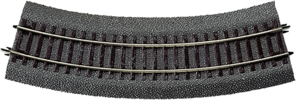 Roco Line Curved Track R2 with Base