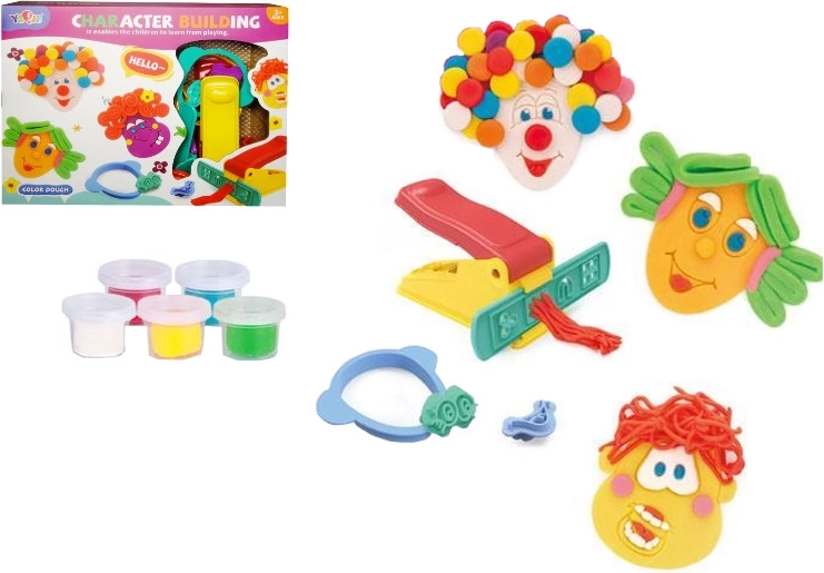 Modeling dough – faces and hairstyles