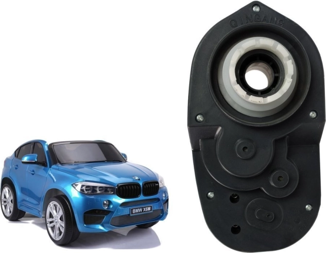 Motor with gearbox for electric ride-on car BMW X6M (left) - 1 piece