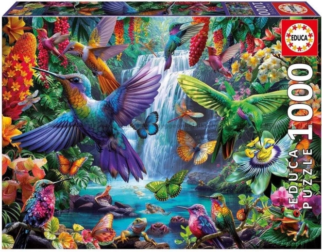 Puzzle Tropical Hummingbirds 1000 Pieces EDUCA