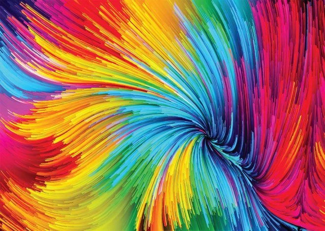 Enjoy Puzzle Colorful Swirl 1000 Pieces