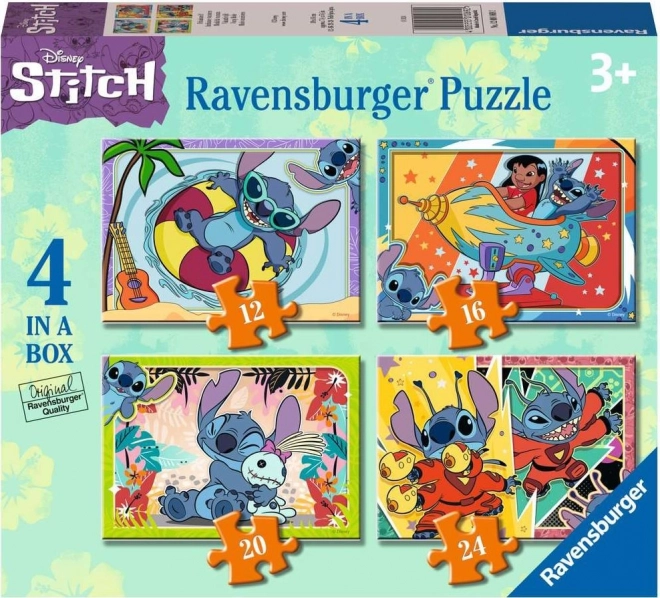 Пъзел 4 в 1 Disney Stitch