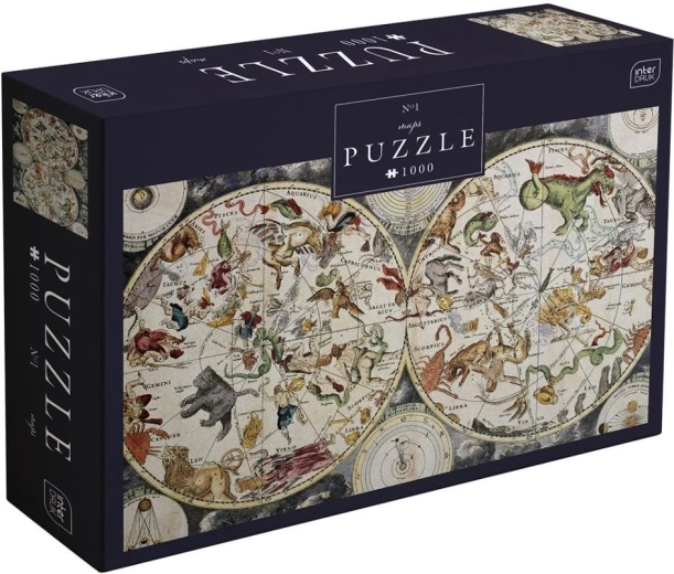 Interdruk Puzzle Map 1: Zodiac Signs 1000 Pieces