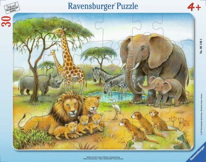 Ravensburger пъзел Африкански животни 30 части