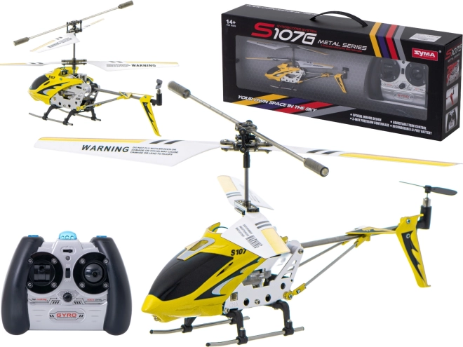 RC хеликоптер Syma S107G – Жълт