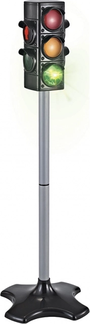 Пластмасов светофар за деца с осветление 72 см