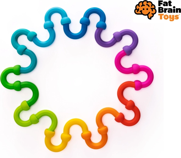 Fat Brain Plip Links silicone connecting loops, 20 pcs