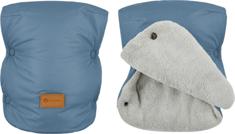 Petite&Mars stroller gloves Jasie ocean blue