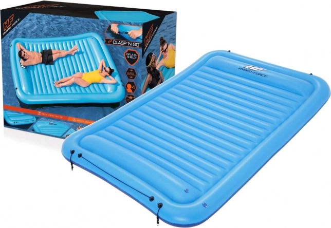 Надуваем плуващ остров HYDRO-FORCE Sun Soaker за 4 души