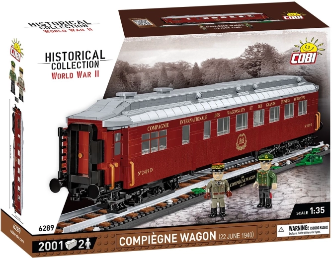 COBI исторически вагон Compiègne 22 юни 1940 г. 1:35