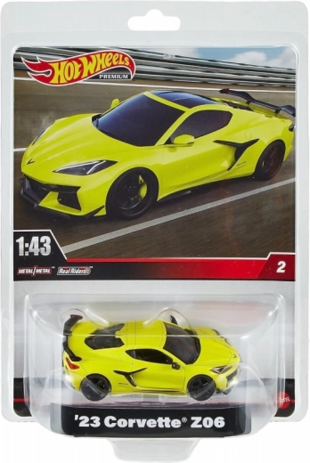 Hot Wheels Premium 1:43 – спортен автомобил Corvette, колекционерски модел