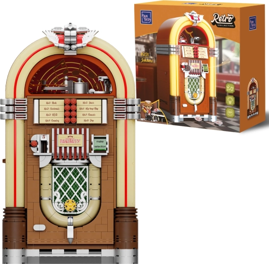Pantasy retro interactive brick jukebox (1,273 pieces)