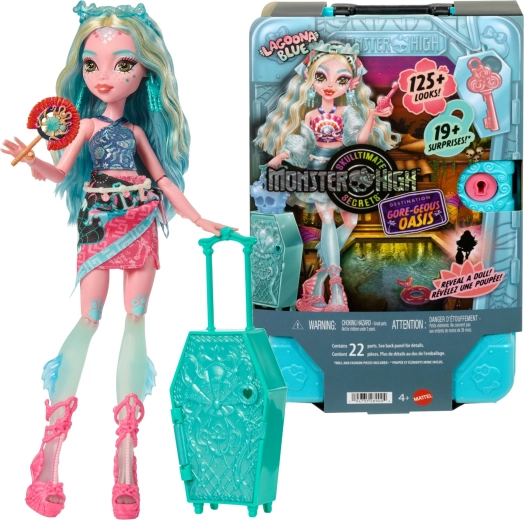 Monster High Lagoona Blue – куфарче с тайни и аксесоари 28 см
