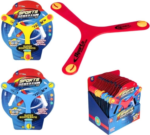 Plastic boomerang for kids – lightweight sports boomerang for outdoors
