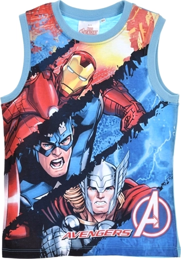 Детски потник Avengers с мотив Iron Man, Captain America и Thor, тюркоазен