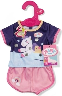 BABY born unicorn pajamas for 43 cm dolls