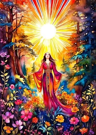 Enjoy Puzzle Goddess in Spring 1000 Pieces