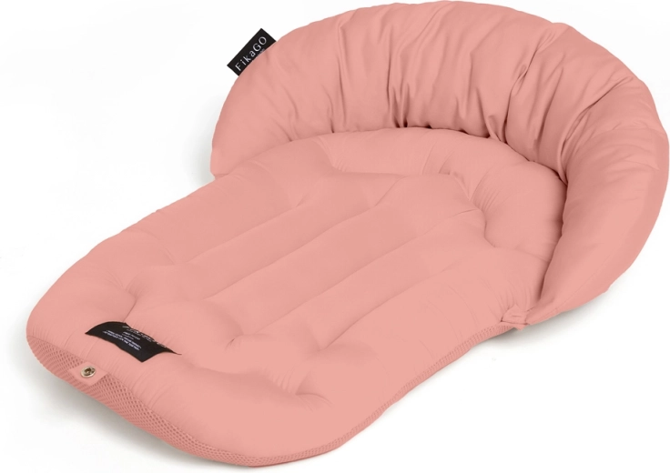 FikaGO мека подложка с възглавничка Mushroom beige, размер L