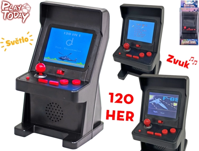 Преносима игрова конзола Play Today със 120 игри и цветен дисплей