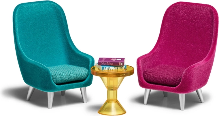 Lundby комплект кресла и масичка за къща за кукли