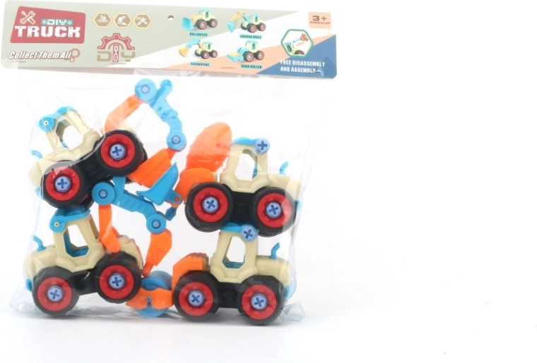 Screw-together Construction Set Little Handyman – Construction Machines 4 in 1