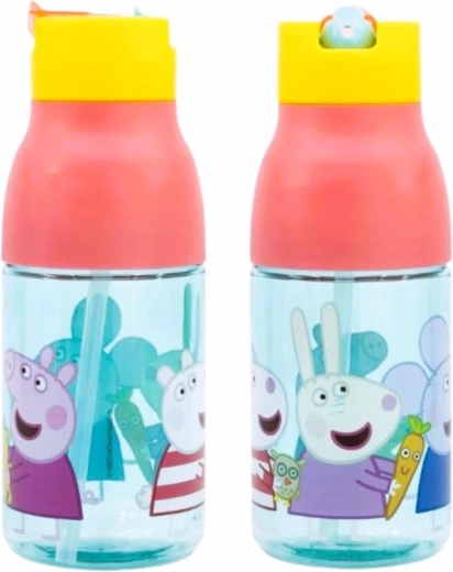 Plastic Peppa Pig drinking bottle 420 ml
