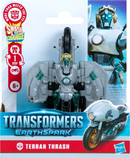 Transformers Earthspark Terran Thrash – фигурка с бърза трансформация