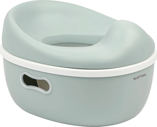 Nattou обучаващо гърне 3в1 Potty градински чай зелено