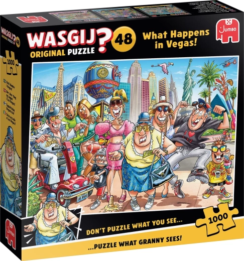 Jumbo Wasgij Original 48: Какво ще се случи във Вегас! пъзел 1000 части