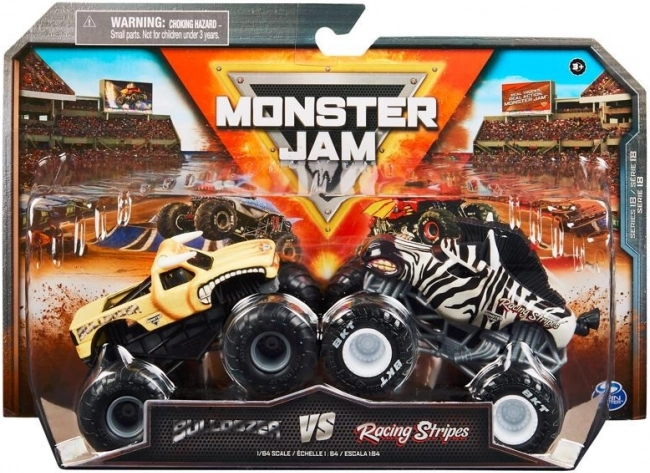 Monster Jam метални модели на monster truck 1:64 – комплект от 2 коли
