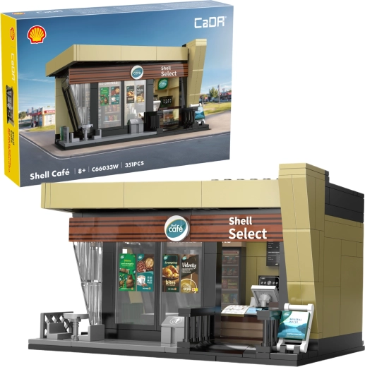 CaDA Shell Café – конструктор киоск с 351 части